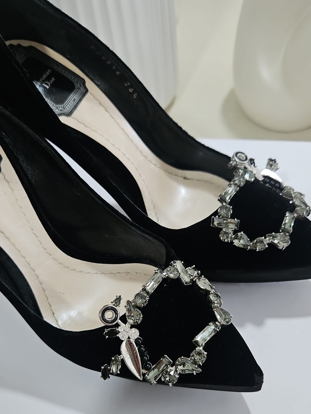 Dior Velvet Evening Pumps - Picture 5 of 7